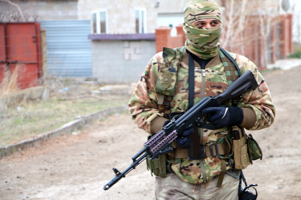 Ein Soldat des Regiments Asow in der Nähe der Front in Berdjansk. - Foto: Nolan Peterson / The Daily Signal